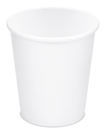 Obrázek Papírový kelímek bílý 200 ml, S (Ø 73 mm) [50 ks]