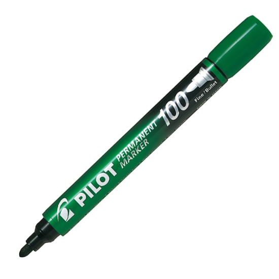 Obrázek Popisovač PILOT permanent marker 100 - zelená
