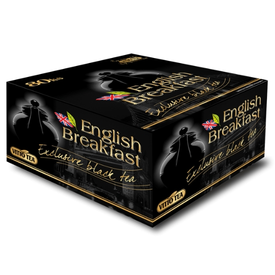 Obrázek Čaj černý, porcovaný, ENGLISH BREAKFAST, 1,5 g /80