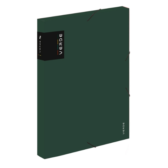 Obrázek Krabice PP s gumou A4 VERDE zelená
