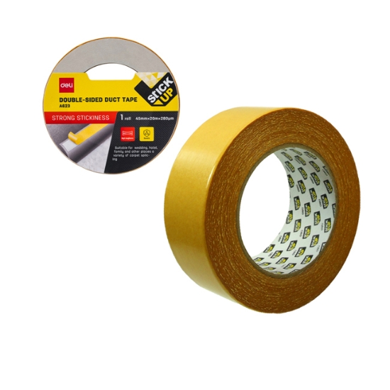Obrázek Lepící páska oboustranná textilní 45mm x 20m DELI