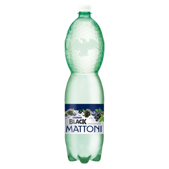 Obrázek Mattoni jemně perlivá - Black 1,5 l / 6 ks