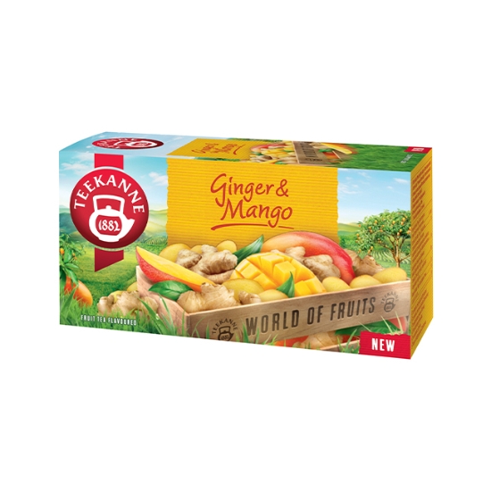 Obrázek Čaj ovocný čaj Ginger & Mango / 20ks