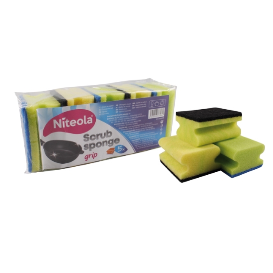 Obrázek Houbička na nadobí - tvarovaná / 5 kusů