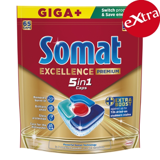 Obrázek Kapsle do myčky Somat Excellence PREMIUM 65 ks GIGA+