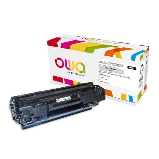 Obrázek OWA (ARMOR) tonerová cartridge HP CE278A black, 2100str. 