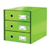 Obrázek Zásuvkový box Leitz Click&Store, 3 zásuvky - zelená
