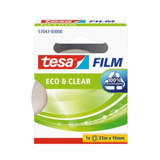 Obrázek Páska lepicí TESA ECO & Clear 19 mm x 33 m - čirá