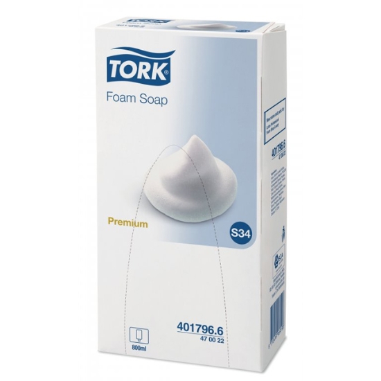 Obrázek Mýdlo pěnové Tork 800 ml / 470022 (systém S34)