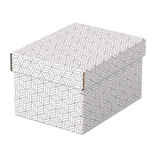 Obrázek Box úložný Esselte Home, vel. S - bílá / 3 ks