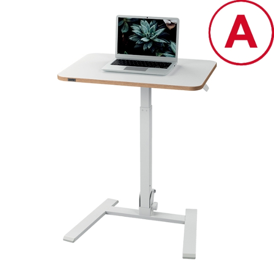 Obrázek Stůl výškově nastavitelný skládací ergonomický Leitz Ergo, bílý