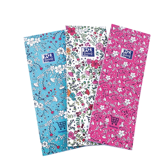 Obrázek Zápisník OXFORD Floral - Shopping list - linka