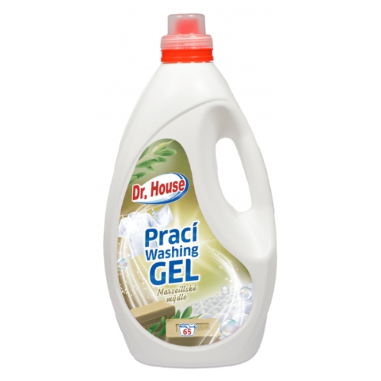 Obrázek Prací gel Dr. House 4,3l - Marseillské mýdlo 65 PD