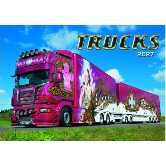 Obrázek Kalendář nástěnný Trucks 2027