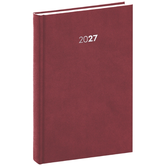Obrázek Diář denní A5 Balakon - bordó 2027