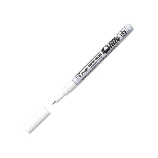 Obrázek PILOT Super Color extra tenký 0,5 mm - bílý