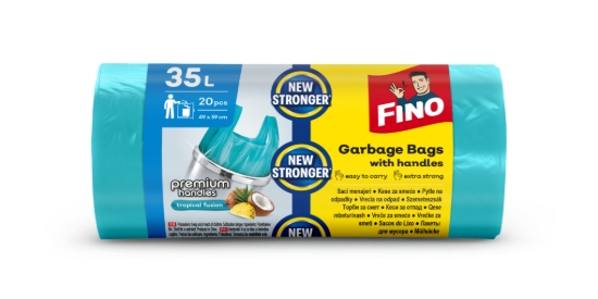 Obrázek Pytle s uchy FINO HD Color 35l, 10 μm /20 ks
