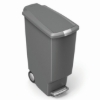 Obrázek Pedálový odpadkový koš Simplehuman – 40 l, úzký, šedý plast