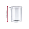 Obrázek Sklo náhradní pro BRASILIA French Press, 500 ml