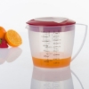 Obrázek Nádoba mixovací s víčkem a odměrkou HELENA 1,4 l - červená