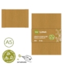 Obrázek Obal na sešit A5 KRAFT, ECO LUMA/5ks