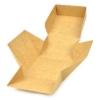 Obrázek EKO box na hamburger, kraft, 120x118x105 mm/25 ks