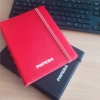 Obrázek Blok Filofax Notebook - červená,  s logem PAPERA