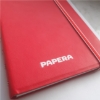 Obrázek Blok Filofax Notebook - červená,  s logem PAPERA