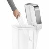 Obrázek Pedálový odpadkový koš Simplehuman – 45 l, obdélníkový, bílý plast / nerez