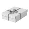 Obrázek Box úložný Esselte Home, vel. M nízký - bílá / 3 ks