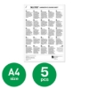 Obrázek List čisticí l Leitz Premium A3/A4 pro laminátor / 5 ks