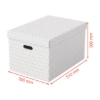 Obrázek Box úložný Esselte Home, vel. L - bílá / 3 ks