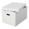 Obrázek Box úložný Esselte Home, vel. L - bílá / 3 ks