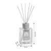 Obrázek Vonný difuzér FANCY HOME 200 ml, Granátové jablko