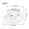 Obrázek Šálek s podšálkem myCOFFEE Emotions / 2 ks