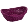 Obrázek Košík oválný 23,5 x 18 x 6/8 cm - purpurový