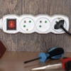 Obrázek Prodlužovací kabel, 3 zásuvky s vypínačem  5 m