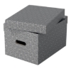 Obrázek Box úložný Esselte Home, vel. M - šedá / 3 ks