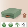 Obrázek Box úložný Leitz Puro, karton, velikost M nízký, zelený / 2 ks