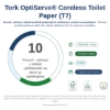 Obrázek Zásobník Tork Mid-size Twin na bezdutinkový toaletní papír - bílý 