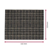 Obrázek Prostírání ELEGANCE 42 x 32 cm - tmavě olivovočerné