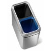 Obrázek Odpadkový koš na tříděný odpad, Simplehuman 20 l (10/10), otevřený, kartáčovaná nerez ocel