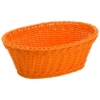 Obrázek Košík oválný 26 x 18,5 x 9 cm - oranžový