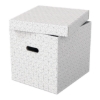 Obrázek Box úložný Esselte Home, krychlový - bílá / 3 ks