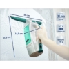 Obrázek Vysavač na okna Window Cleaner s mopem a 43 cm tyčí + Sací hubice 17 cm-černá