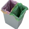 Obrázek Plastový koš Elletipi s rukojeťmi, 18 L, šedý