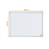 Obrázek Nobo Essential smaltovaná magnetická tabule  600x450mm