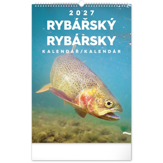 Obrázek Kalendář nástěnný Rybářský 2027