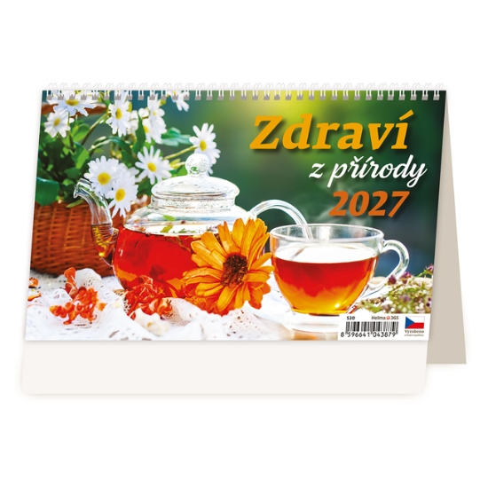 Obrázek Kalendář stolní Zdraví z přírody 2027
