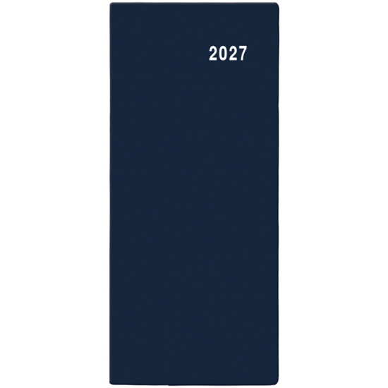 Obrázek Záznamník měsíční plánovací PVC - modrá 2027